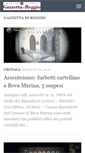 Mobile Screenshot of gazzettadireggio.com
