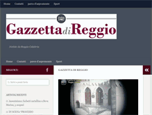 Tablet Screenshot of gazzettadireggio.com